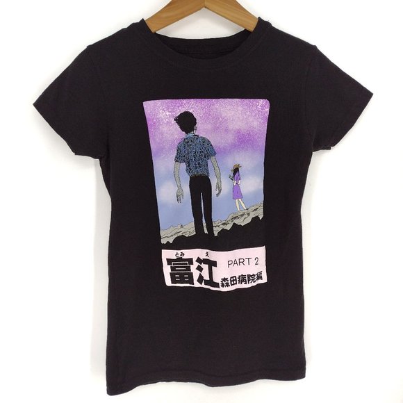 Junji Ito Collection Manga Artist Tomie Part 2 Horror Crunchyroll T-Shirt - Picture 1 of 4